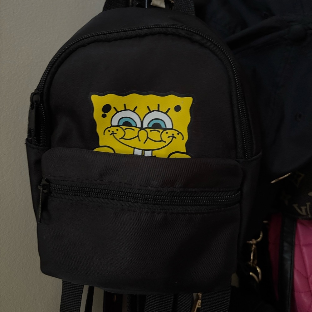 Black SpongeBob Mini Backpack